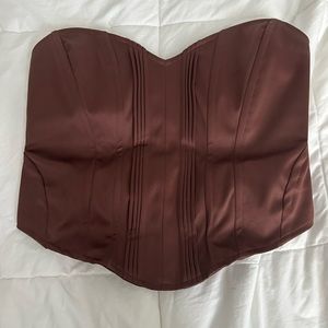 Brown small corset